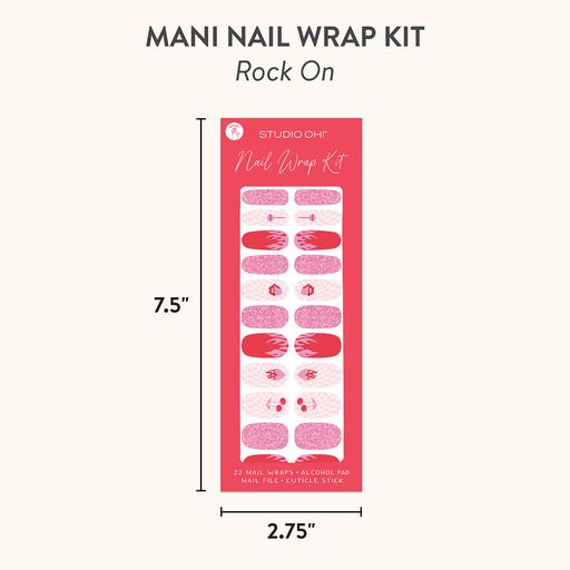Rock on Mani Nail Wrap Kit
