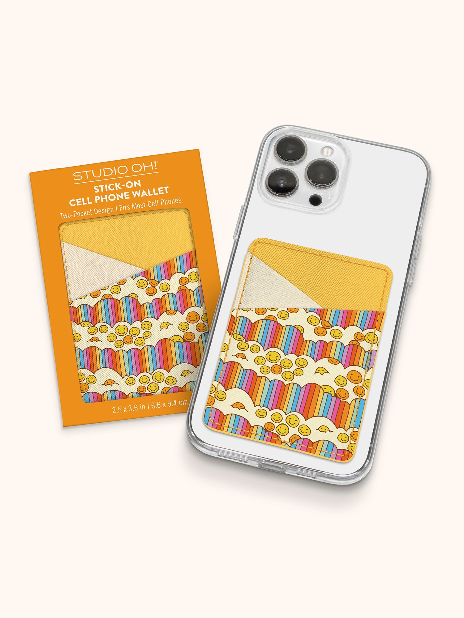 Good Times Stick-On Cell Phone Wallet