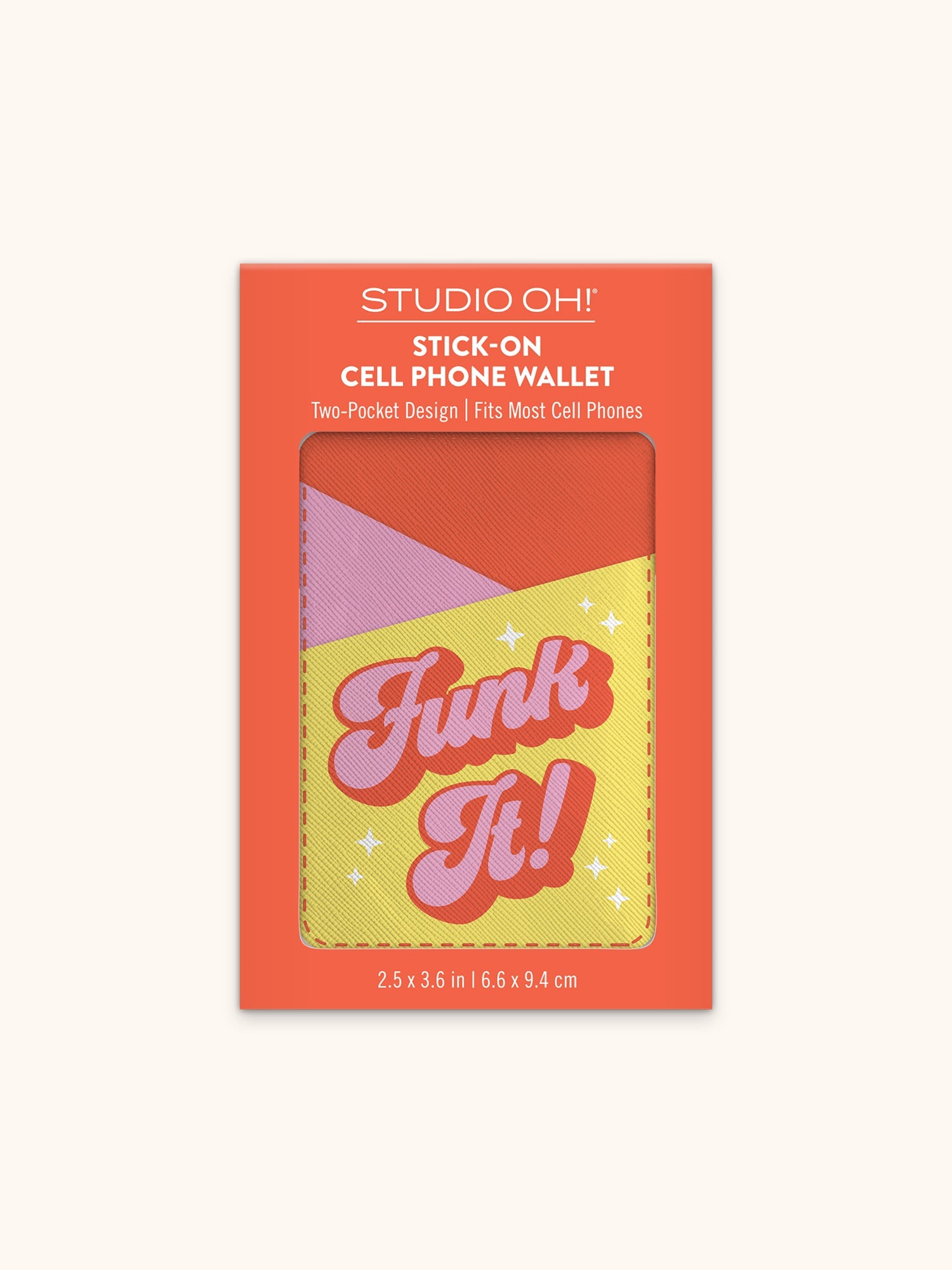 Funk It! Stick-On Cell Phone Wallet