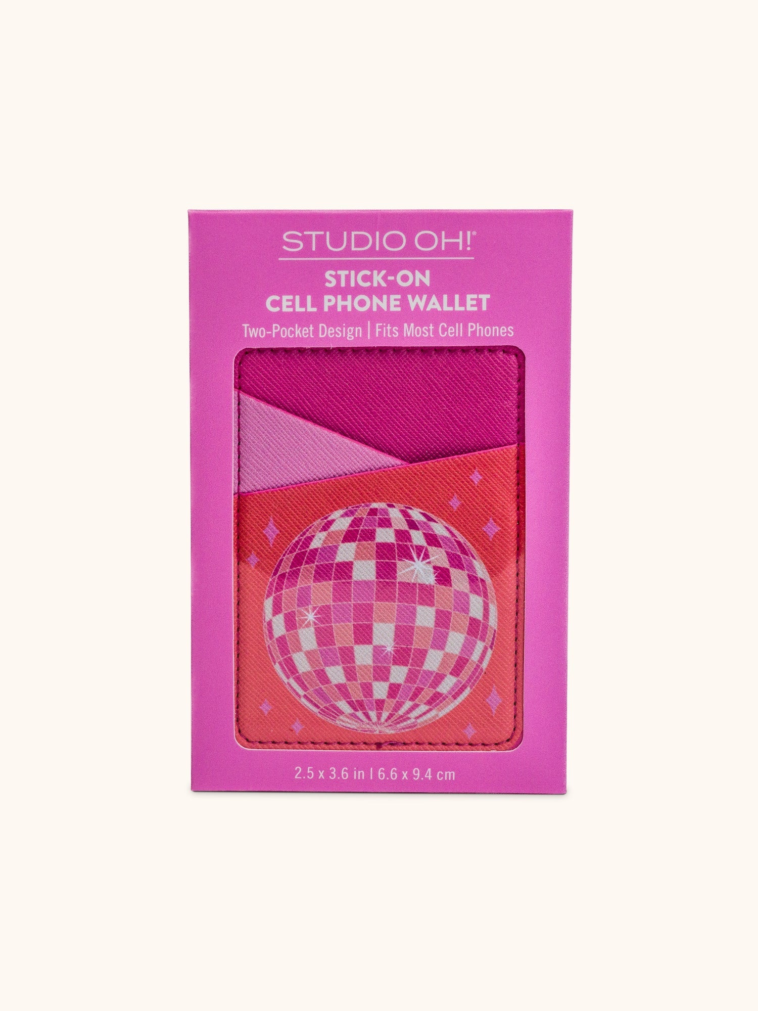 Dancing Queen Stick-On Cell Phone Wallet