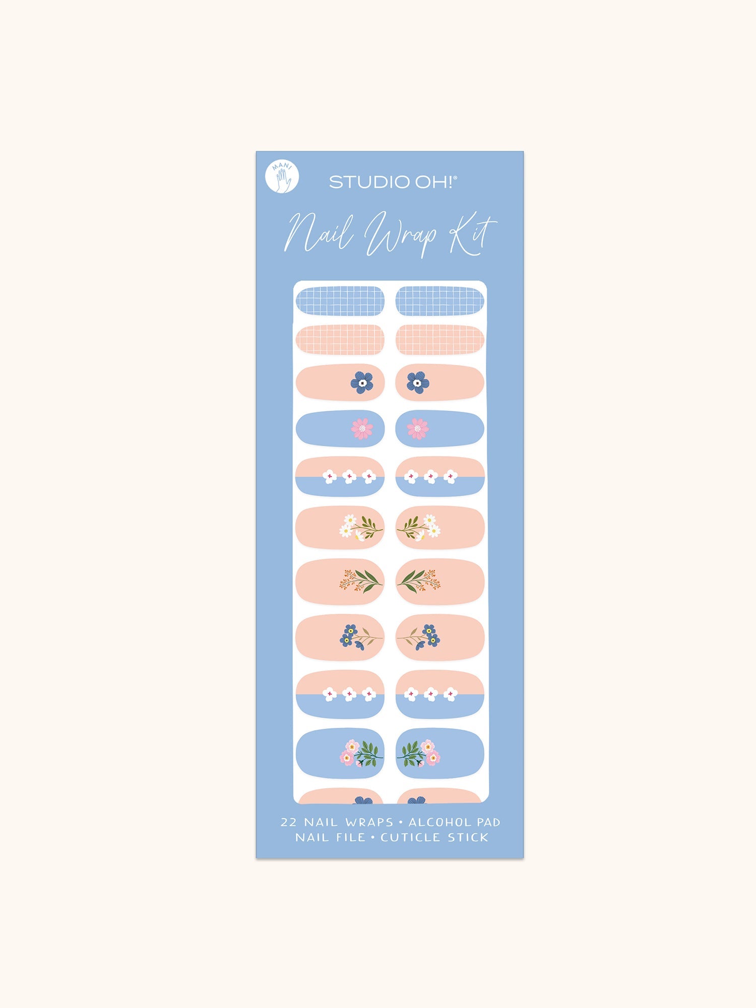 Pretty Petals Nail Wrap Kit