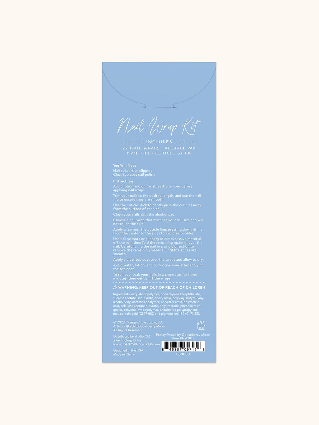 Pretty Petals Nail Wrap Kit