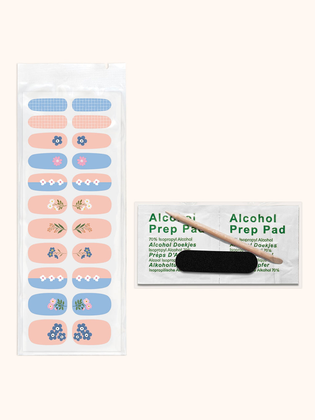 Pretty Petals Nail Wrap Kit
