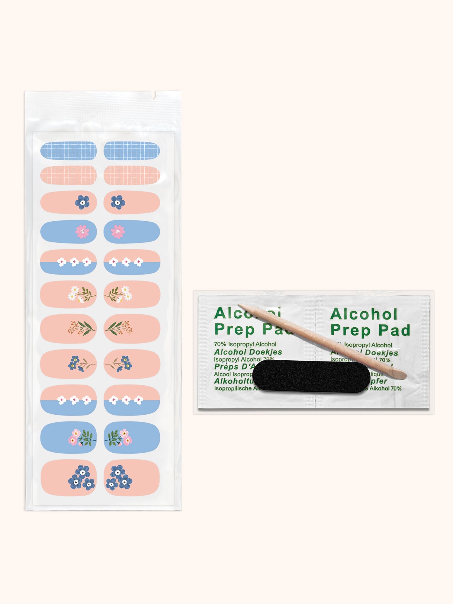Pretty Petals Nail Wrap Kit