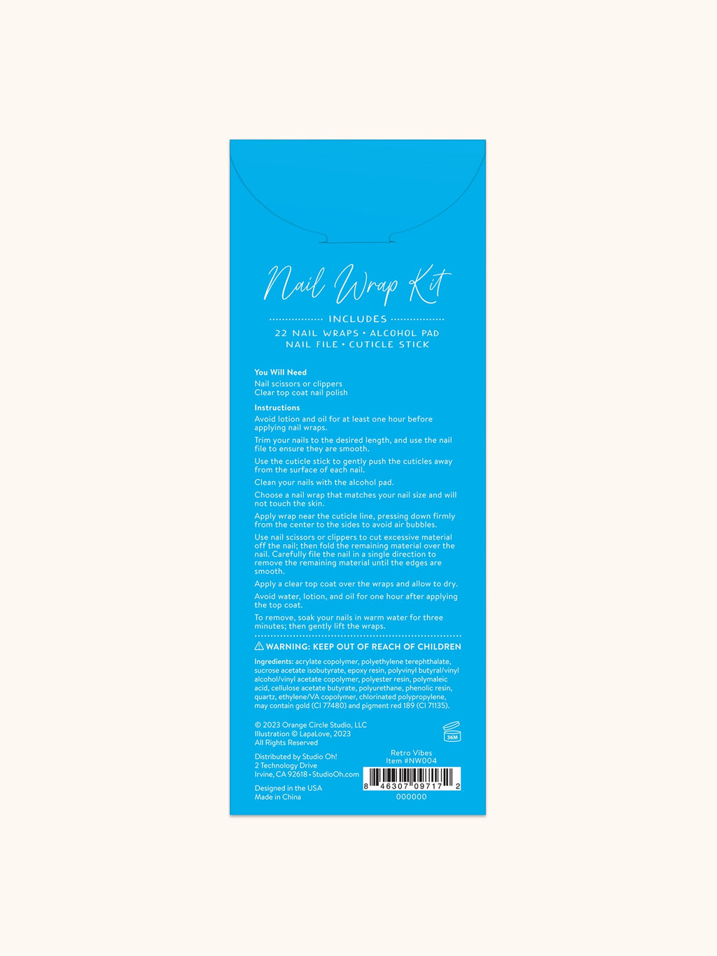 Retro Vibes Mani Nail Wrap Kit