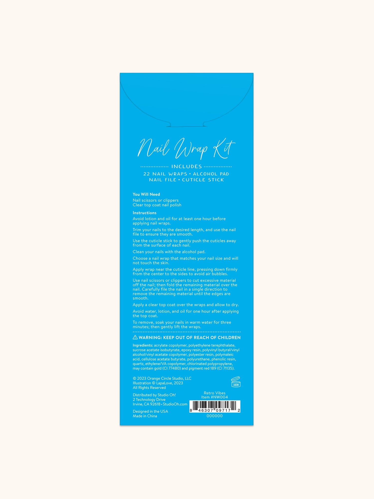 Retro Vibes Mani Nail Wrap Kit