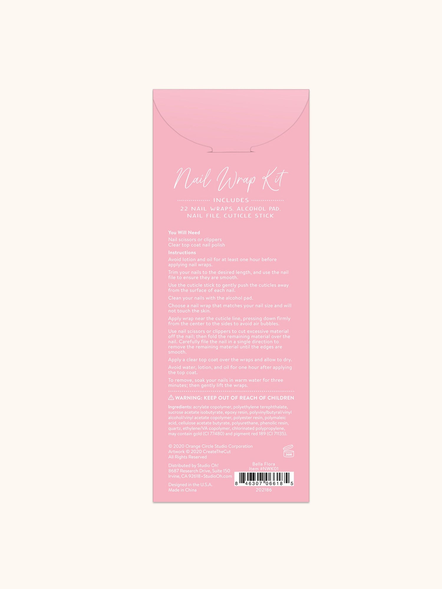 Bella Flora Mani Nail Wrap Kit