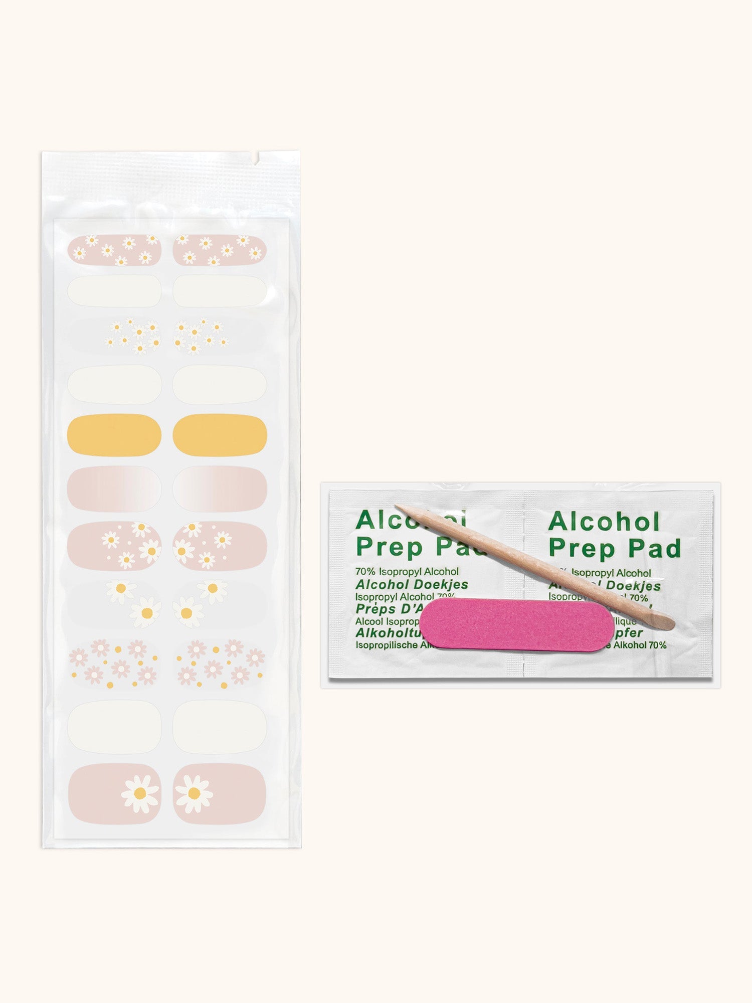 Ditzy Daisies Mani Nail Wrap Kit