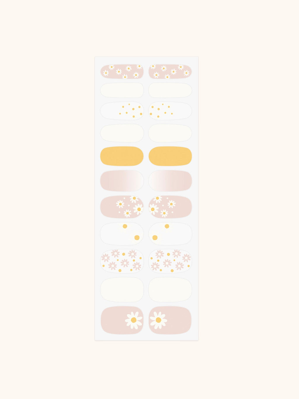 Ditzy Daisies Mani Nail Wrap Kit