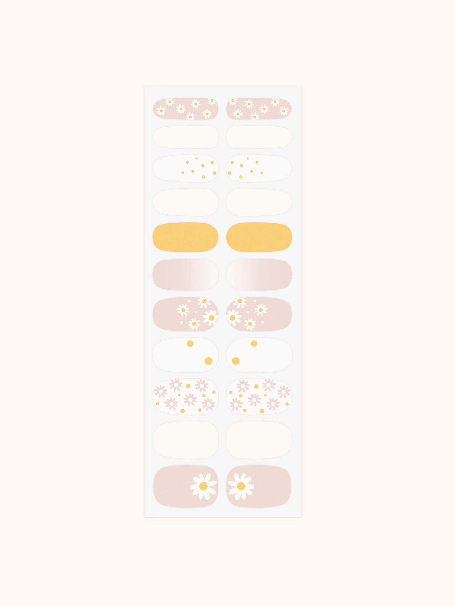 Ditzy Daisies Mani Nail Wrap Kit