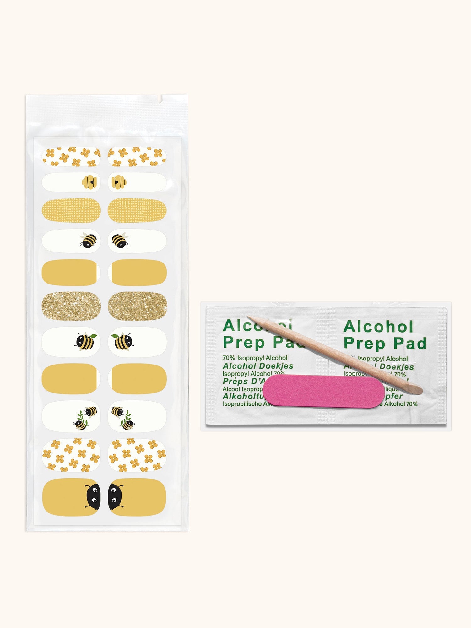 Buzzy Bees Mani Nail Wrap Kit