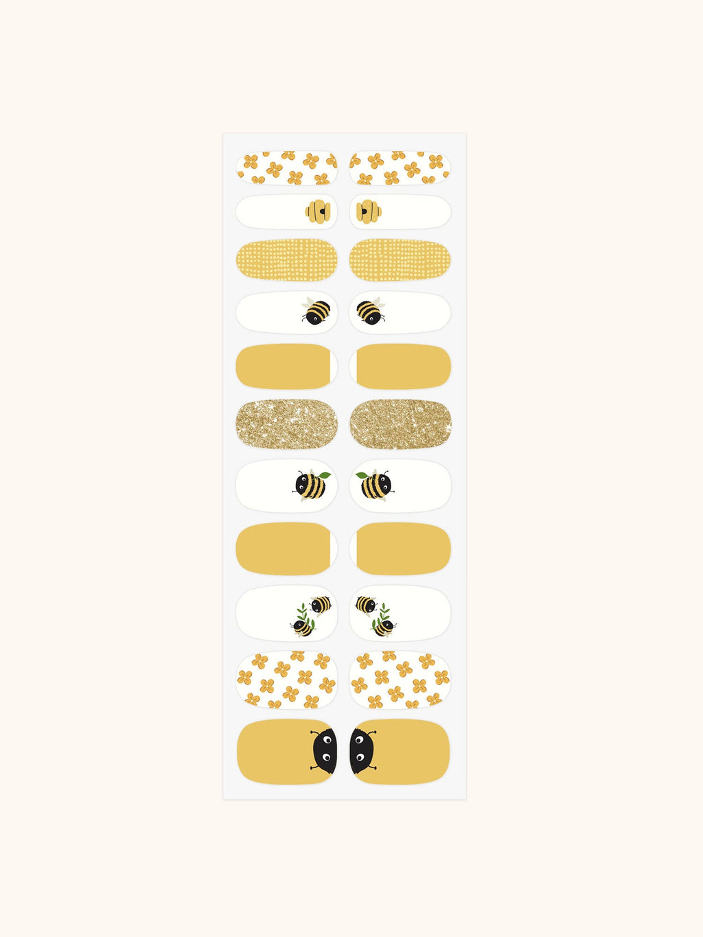Buzzy Bees Mani Nail Wrap Kit