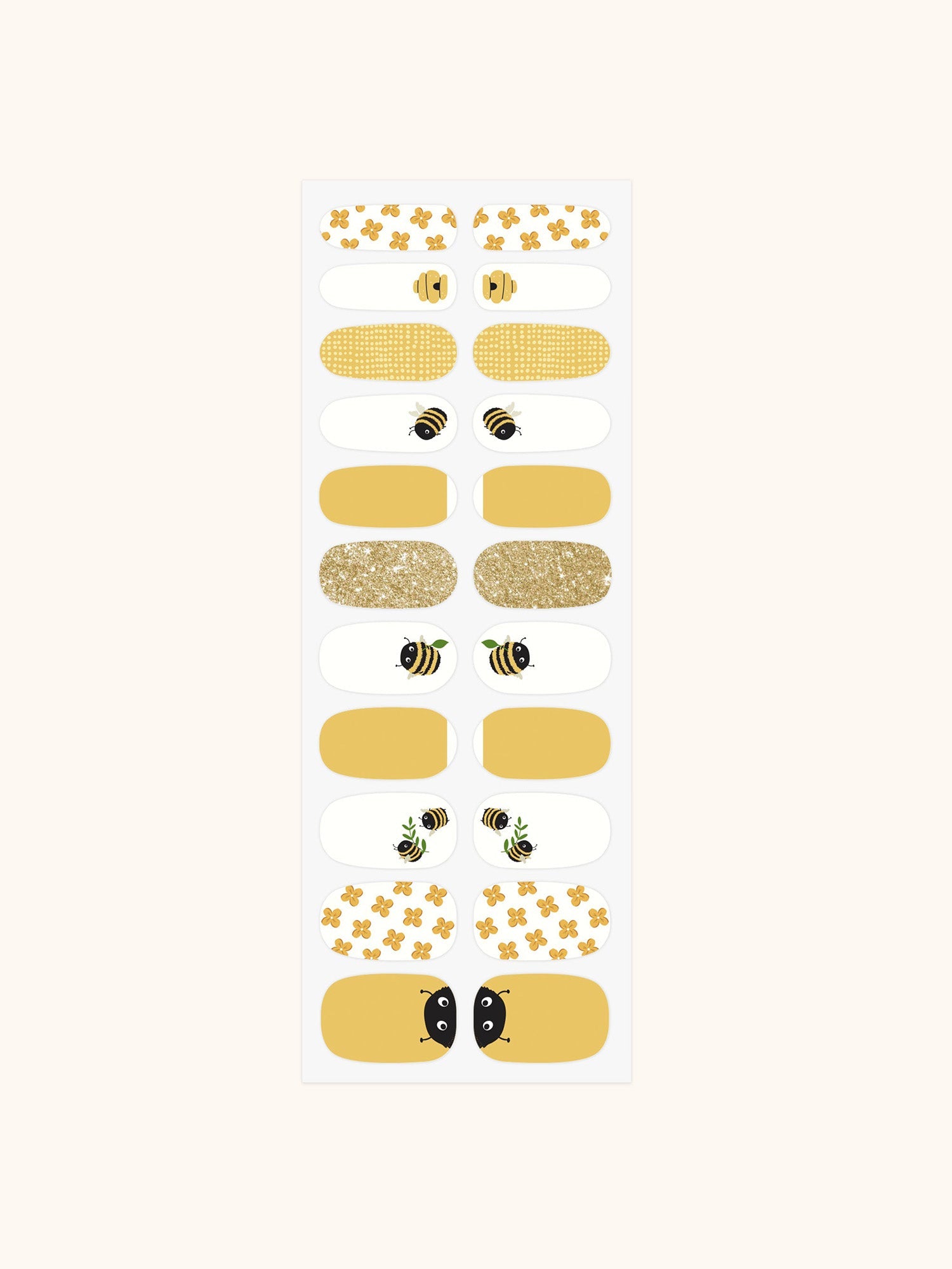 Buzzy Bees Mani Nail Wrap Kit