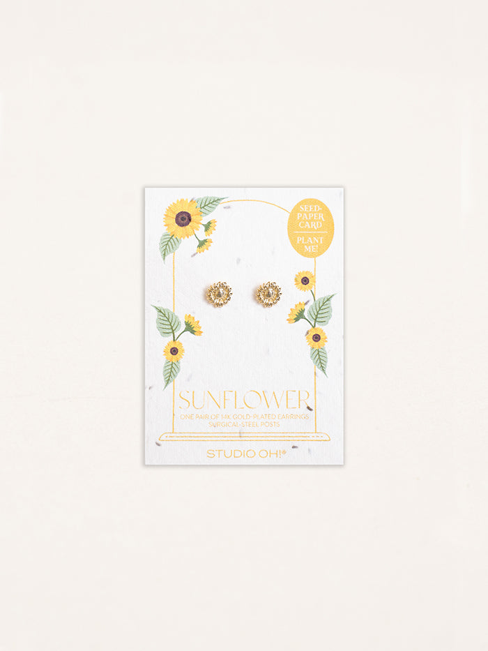Sunflower Bloom Earrings