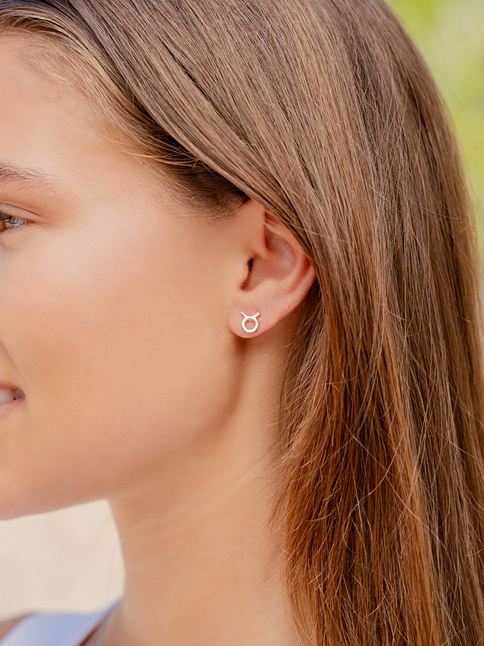 Taurus Zodiac Earrings