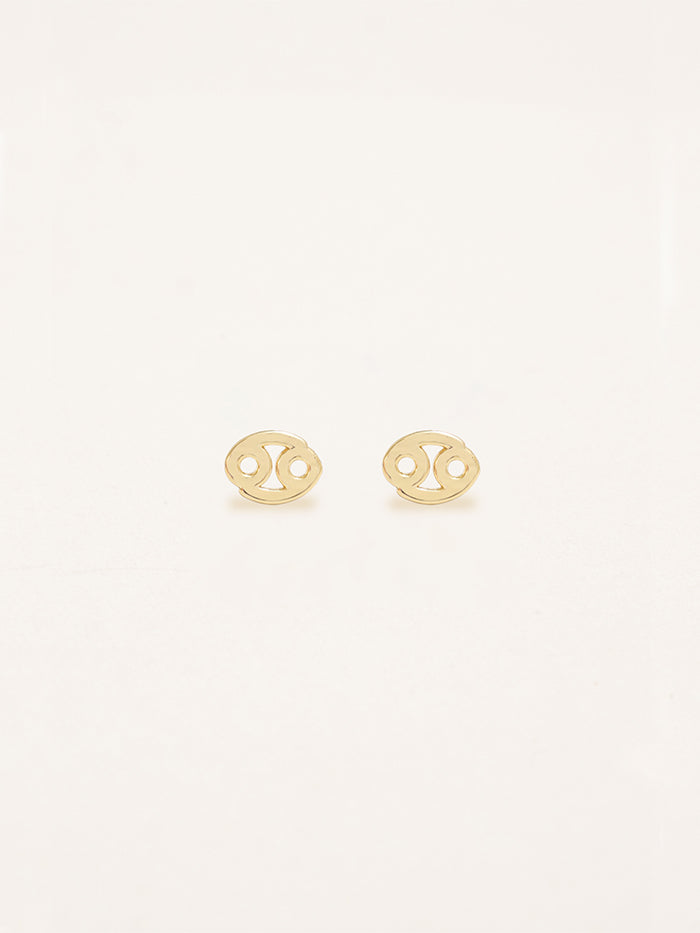 Cancer Zodiac Earrings