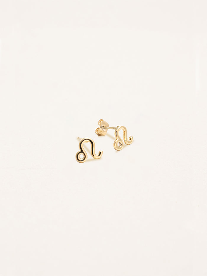 Leo Zodiac Earrings