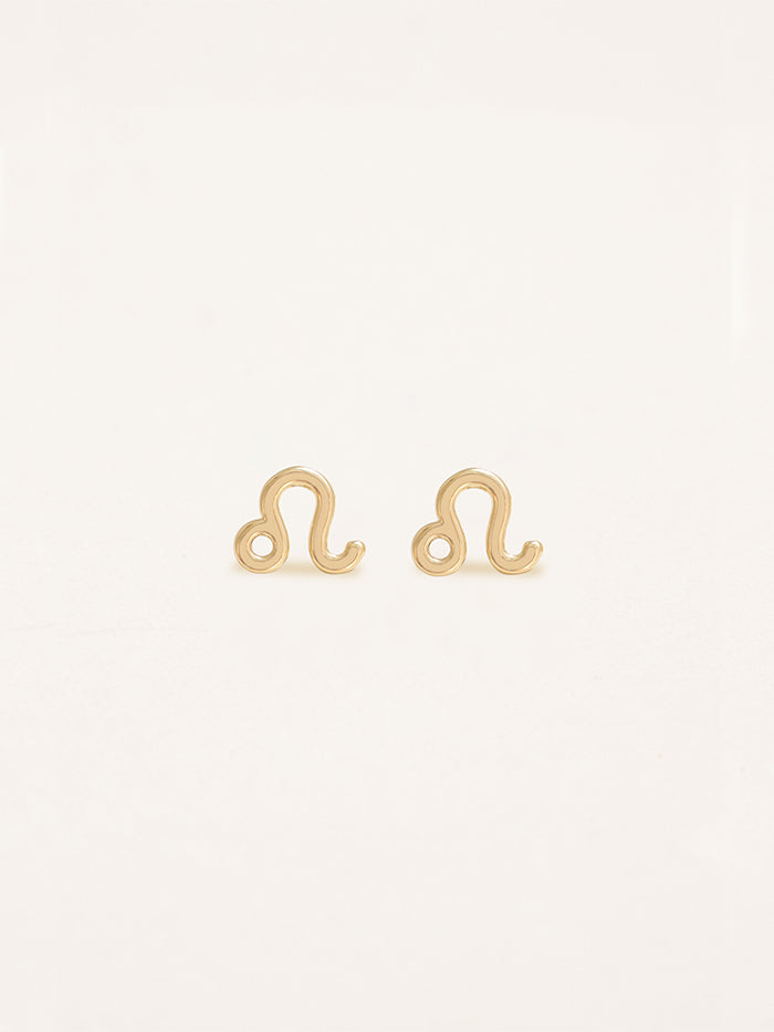 Leo Zodiac Earrings