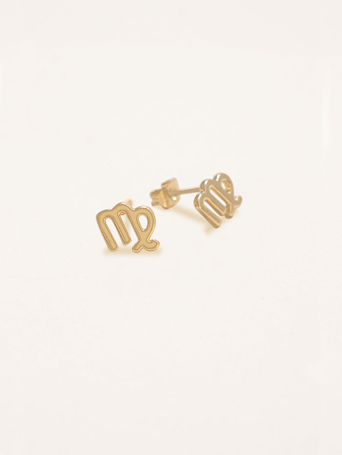 Virgo Zodiac Earrings