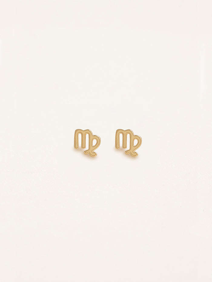 Virgo Zodiac Earrings