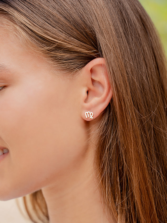Virgo Zodiac Earrings