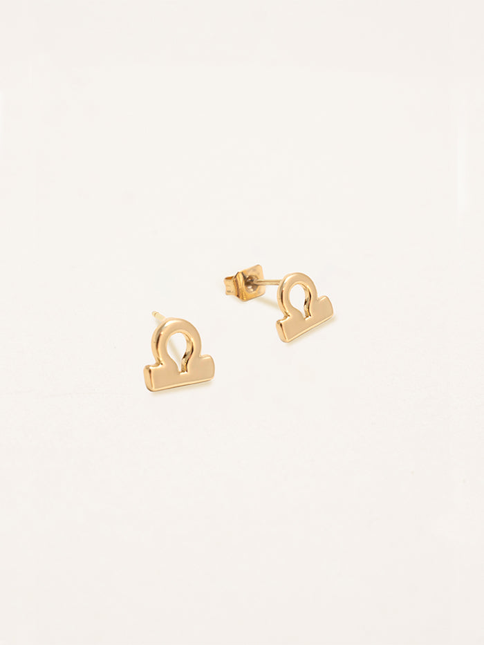 Libra Zodiac Earrings