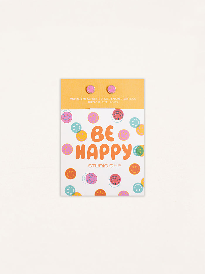 Be Happy Good Day Earrings