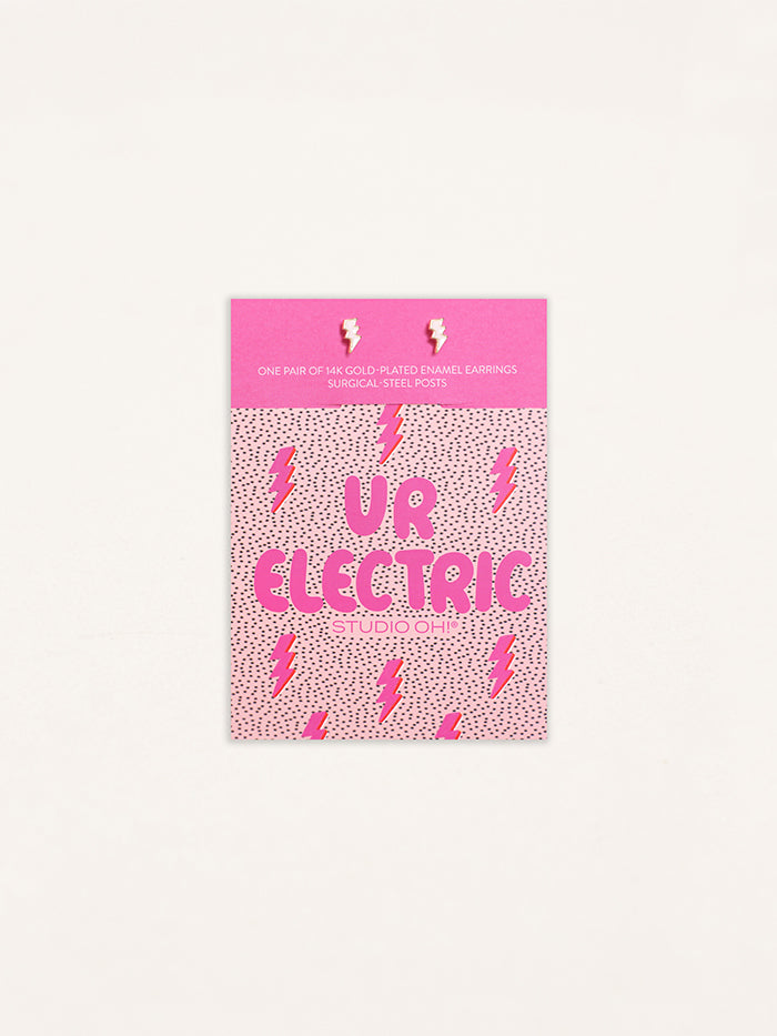 U R Electric Good Day Earrings