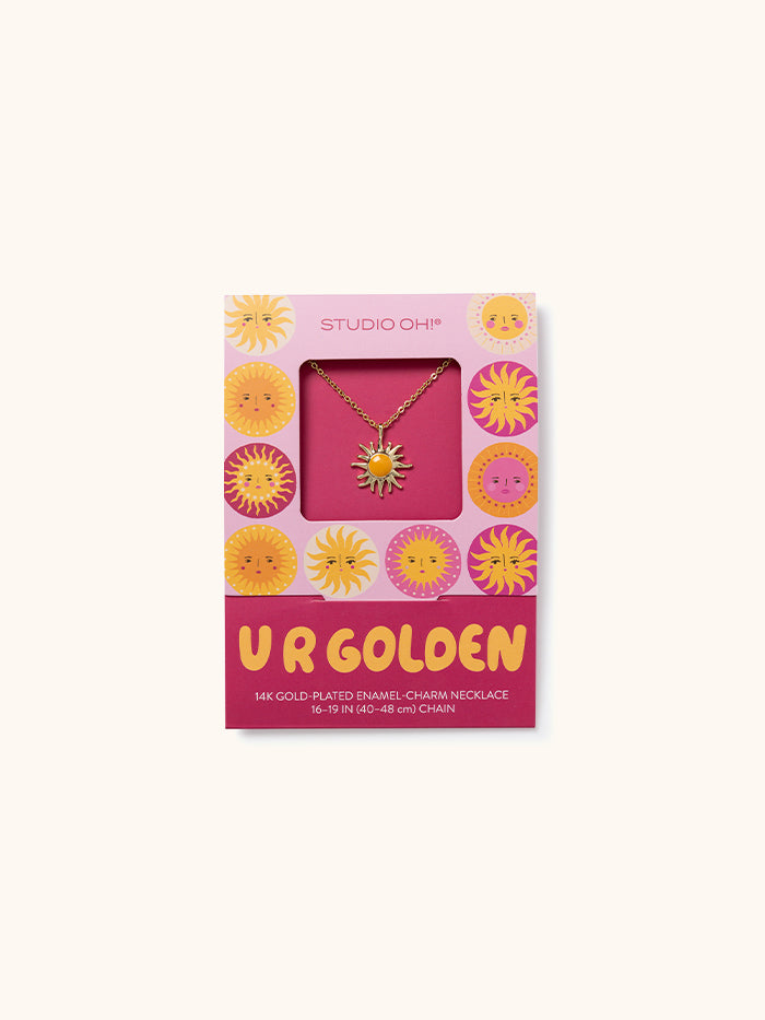 U R Golden Good Day Necklace