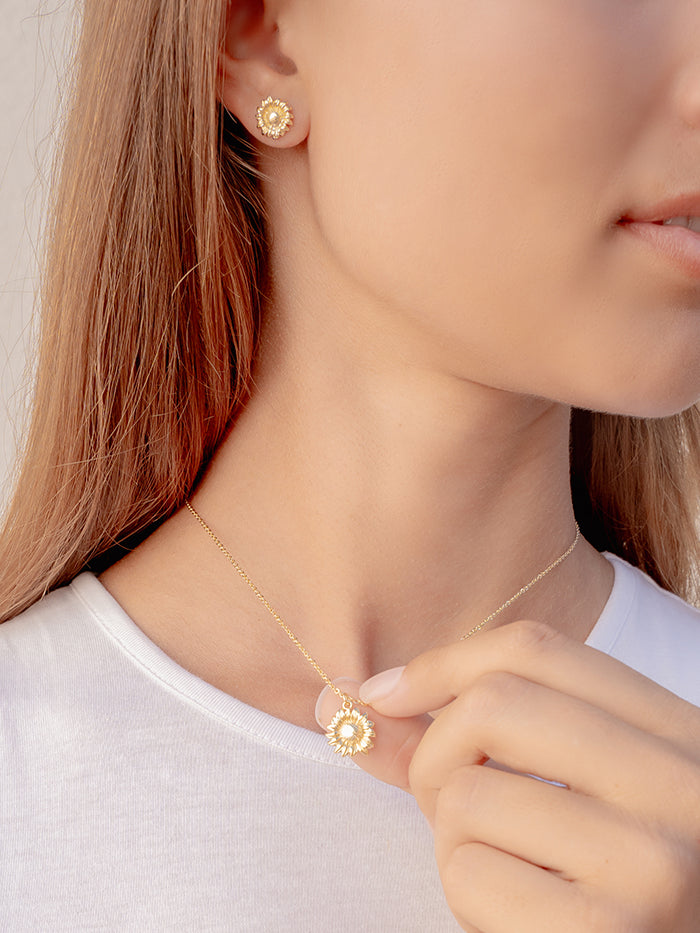 Sunflower Bloom Necklace