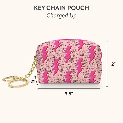 Charged Up Key Chain Pouch